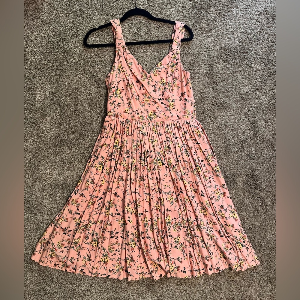 Gal Meets Glam pink flowery dress size 8 NWT